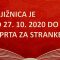 Knjižnica je od 27. 10. 2020 do nadaljnjega zaprta za stranke