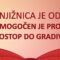 Knjižnica je odprta – omogočen je prost dostop do gradiva